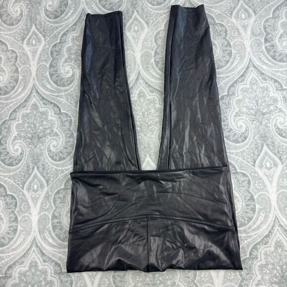 Womens Spanx Faux Leather Leggings - Picture 3 of 4